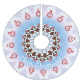 Verdroogde kersttang kerstboom rok (Voorkant)