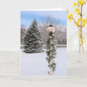 Verdroogde lamp na kaart (Gele Bloem)