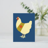 Verdroogde oorlogskip briefkaart (Staand voorkant)