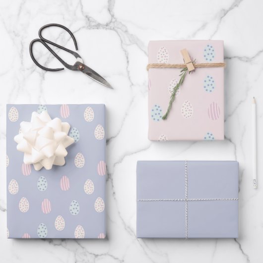 Verdroogde paaseieren inpakpapier vel (Voorkant)