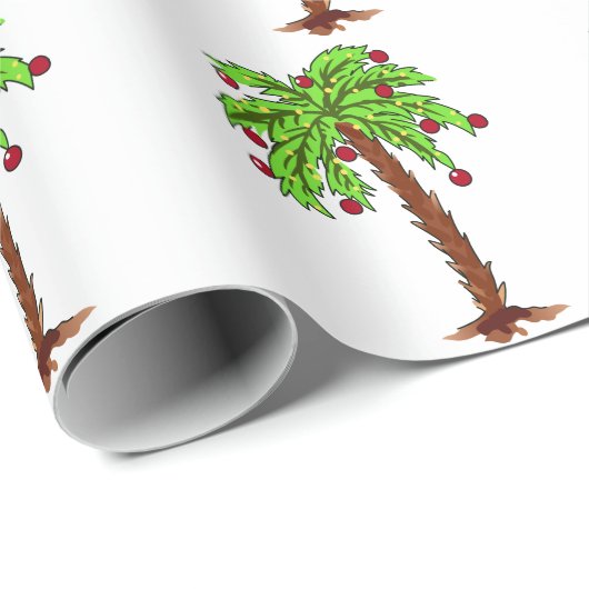 Verdroogde palmboom cadeaupapier (Rol Hoek)