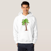 Verdroogde palmboom hoodie (Voorkant volledig)
