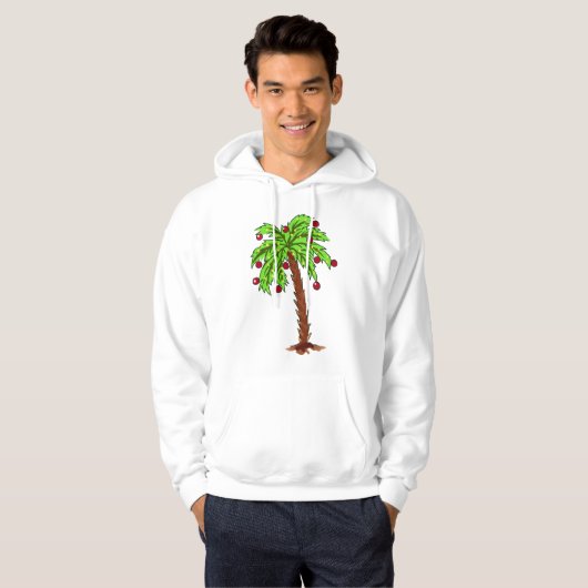 Verdroogde palmboom hoodie (Voorkant volledig)