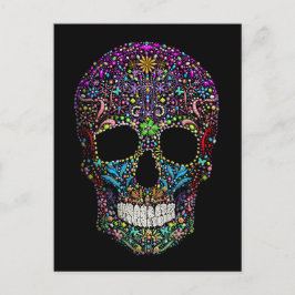 Verdroogde schedel briefkaart