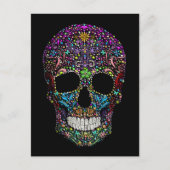 Verdroogde schedel briefkaart (Voorkant)