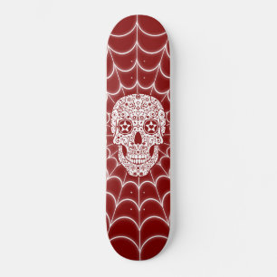 Verdroogde schedel persoonlijk skateboard