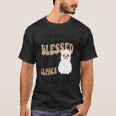 Verdrukt in de mond en Alpaca geobsedeerd door Hua T-shirt (Voorkant)