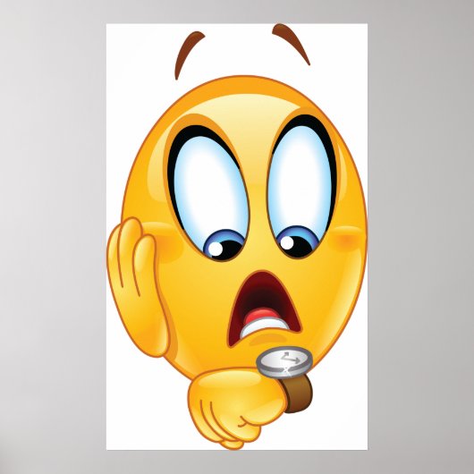 Verdrukt Poster Emoji (Voorkant)