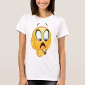Verdrukte Emoji T-Shirt (Voorkant)