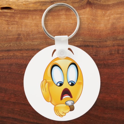 Verdrukte Sleutelhanger Emoji (Voorkant)