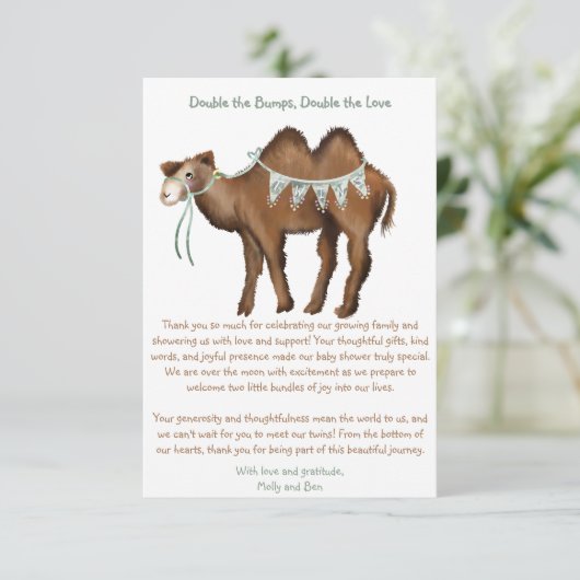 Verdubbel de Bedankt (Staand voorkant)