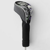 Verdubbel de duisternis met dit opvallende ontwerp golfheadcover (Schuin)