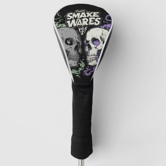 Verdubbel de duisternis met dit opvallende ontwerp golfheadcover (Voorkant)