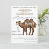 Verdubbel de vreugde, verdubbel de liefde kaart (Staand voorkant)