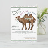 Verdubbel de vreugde, verdubbel de liefde Uitnodig Kaart (Staand voorkant)