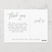 Verdubbel het briefkaart van de vreugdetweelinggeb (Achterkant)