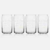 Verdubbeling van het leven Tennis Wedding Blikvorm Glas (Achterkant)