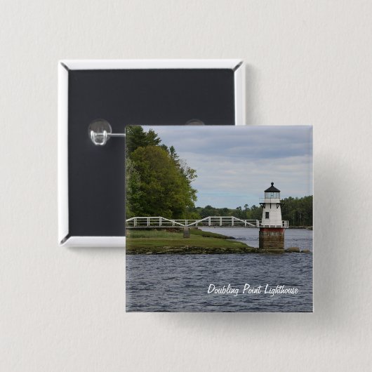 Verdubbelpunt vuurtoren Button (Voorkant /achterkant)