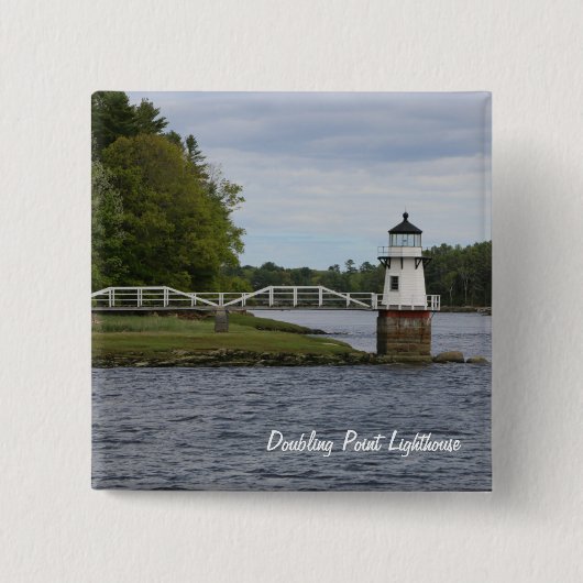 Verdubbelpunt vuurtoren Button (Voorkant)