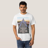Verdubbelpunt vuurtoren, Maine T-Shirt (Voorkant volledig)