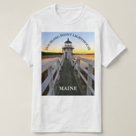 Verdubbelpunt vuurtoren, Maine T-Shirt