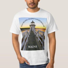 Verdubbelpunt vuurtoren, Maine T-Shirt