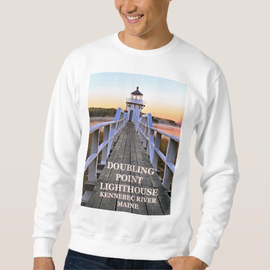 Verdubbelpunt vuurtoren, Maine T-Shirt (Voorkant)