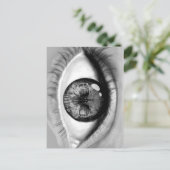 Verdubbelzicht van het oog briefkaart (Staand voorkant)