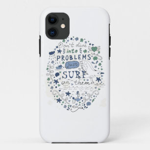 Verduik niet in problemen alleen maar op hen Surf Case-Mate iPhone Case