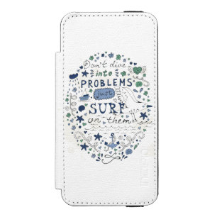 Verduik niet in problemen alleen maar op hen Surf