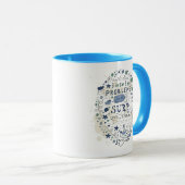 Verduik niet in problemen alleen maar op hen Surf Mok (Voorkant rechts)