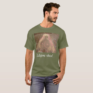 Verduister dit! de dametekening van de godinhippie t-shirt