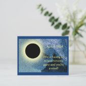 VERDUISTER KIJKFEESTUITNODIGINGEN OM TE PERSONALIS UITNODIGING BRIEFKAART (Staand voorkant)