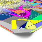 Verduisterd door kleuren - Magisch Oogoog Poster (Hoek)