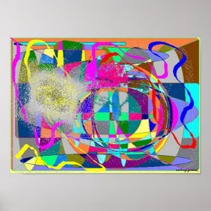 Verduisterd door kleuren - Magisch Oogoog Poster