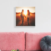 Verduisterd door ons canvas afdruk (Insitu (Woonkamer))