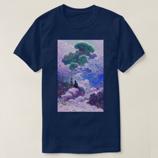 Verduisterd door wolken t-shirt (Design voorkant)
