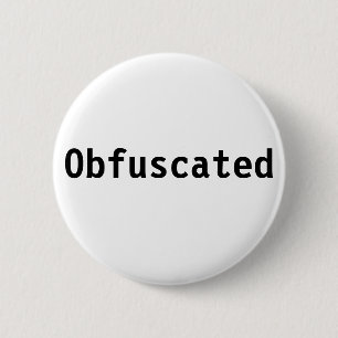 Verduisterd Ronde Button 5,7 Cm