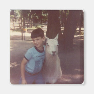 Verduisterd "Um Llama Hug Magnet