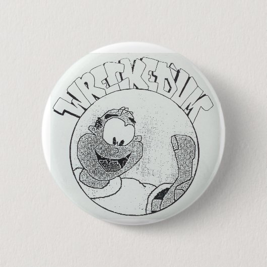 Verduisterde "Um Melvin Circle Logo Button (Voorkant)