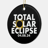 Verduistering 2024 Keramisch Ornament (Links)