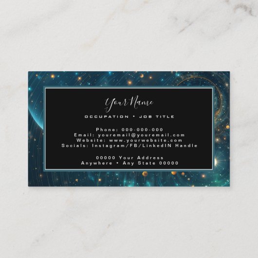 verduistering annuleren visitekaartje (Achterkant)