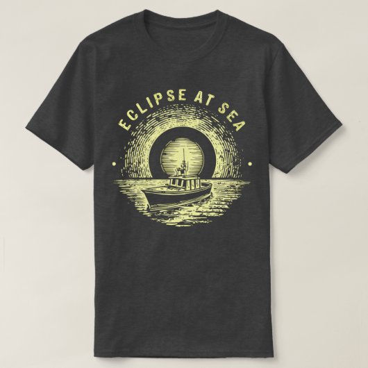 Verduistering bij zee 1 t-shirt (Design voorkant)