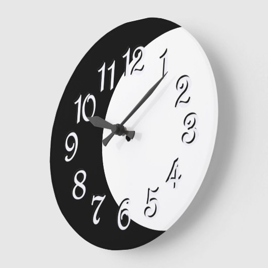 Verduistering in zwart-wit grote klok (Hoek)