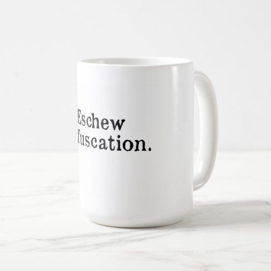 Verduistering Koffiemok (Voorkant rechts)