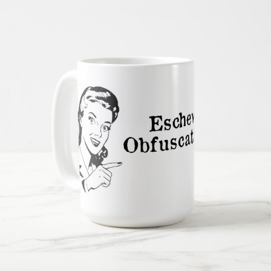 Verduistering Koffiemok (Voorkant links)