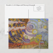 Verduistering met kwikRetrografie Briefkaart (Voorkant / Achterkant)