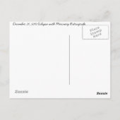 Verduistering met kwikRetrografie Briefkaart (Achterkant)