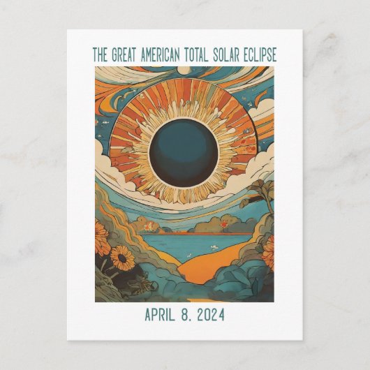 : VERDUISTERING OVER HET MEER BRIEFKAART (Voorkant)