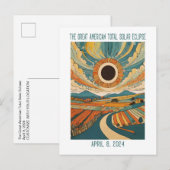 : Verduistering over landbouwgrond Briefkaart (Voorkant / Achterkant)